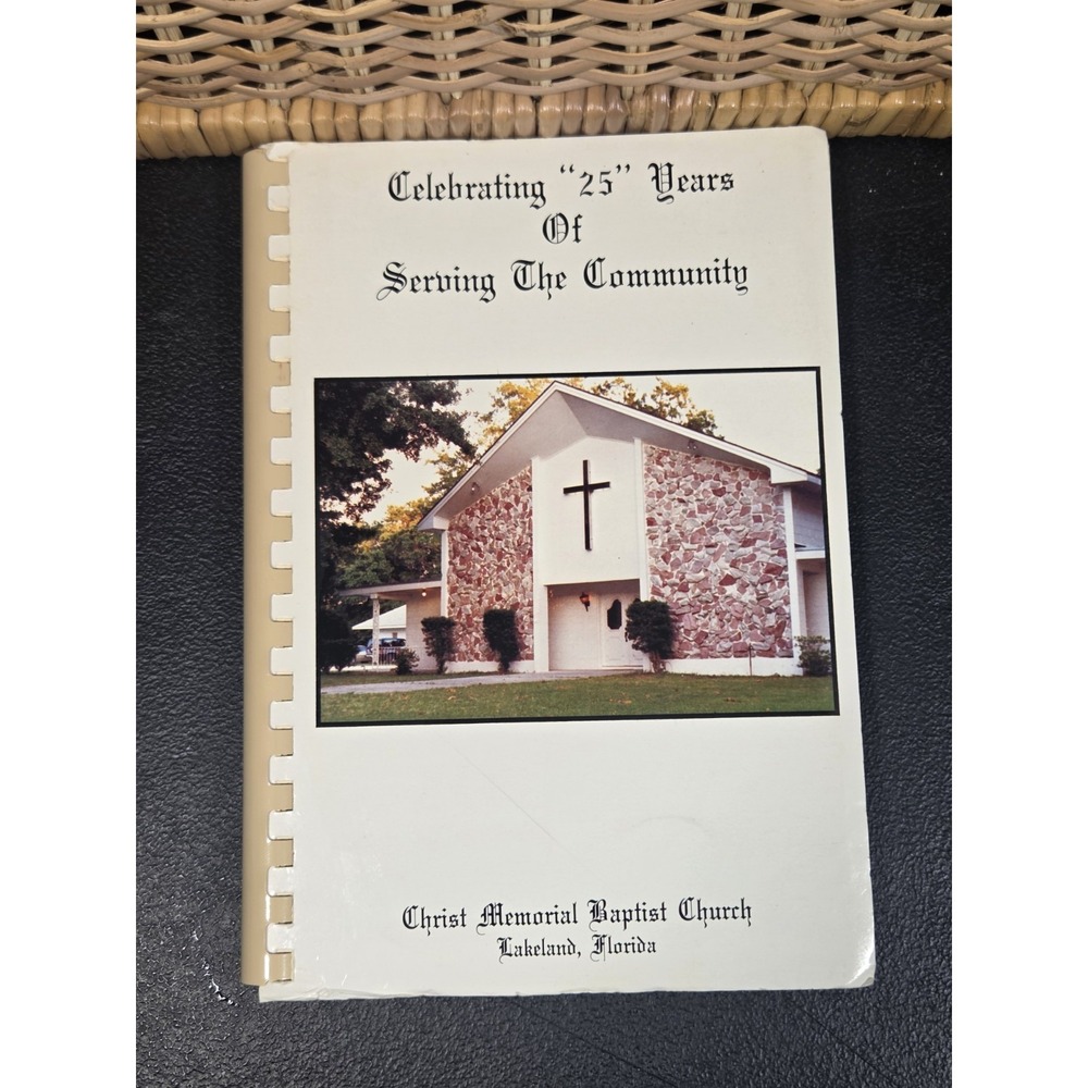 Christ Memorial Baptist Church Cookbook Lakeland, FL 1992 Spiral Vintage
